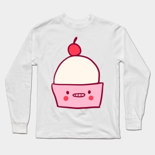 Cute Ice cream illustration Long Sleeve T-Shirt
